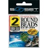 PERLES RONDES SUNSET ROUND BEADS N2 GRE-GOL