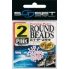 PERLES RONDES SUNSET ROUND BEADS N3 ROSE ---