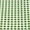 Yeux 3D - Chartreuse - 6mm - 180 pcs YEU731 pour LEURRES ou TETES PLOMBEES
