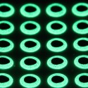 Yeux 3D - Phosphorescent - 9mm - 40 pcs YEU730 pour LEURRES ou TETES PLOMBEES