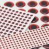 Yeux 3D - Rouge - 10mm - 72 pcs YEU706 pour LEURRES ou TETES PLOMBEES