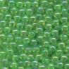 MICRO-PERLES EN VERRE 2 mm - CRISTAL VERT - Sach. 200