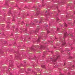 MICRO-PERLES EN VERRE 2 mm - CRISTAL ROSE - sach. 200