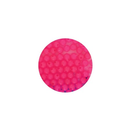 PERLES BALAI FLUO ROSE 5 mm - Sach.de 50