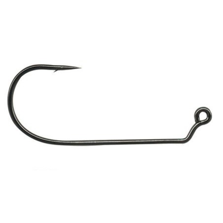 Boite de 100 HAMECONS TETE PLOMBEE angle de 60° - 6/0 - en stock - Hamecons Jig Moule barbarian