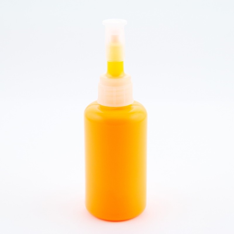 Colorant Liquide Fluo Orange Jaune Opaque 35 ml pour Plastique liquide   - en stock - Colororants Fluorescents
