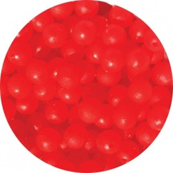 PERLES BALAI FLUO ROUGE 3 mm - Sach.de 100 - FLASHMER