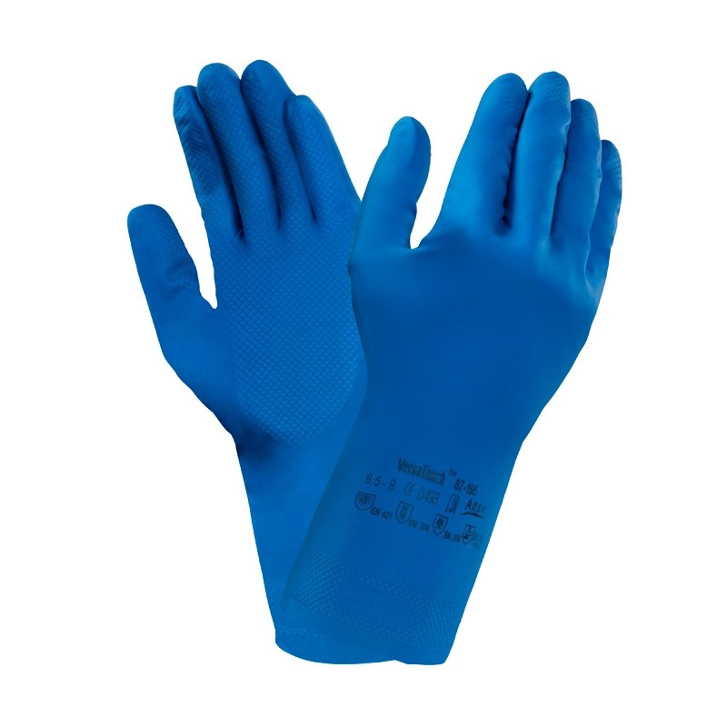 PAIRE DE GANTS LATEX ASTROFLEX BLEU T9