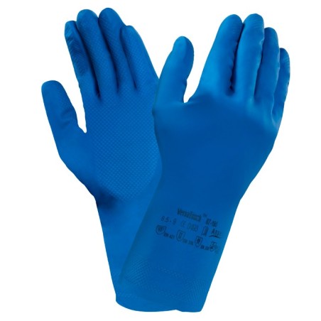 PAIRE DE GANTS LATEX ASTROFLEX BLEU T9