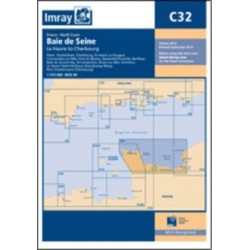 CARTE MARINE IMRAY C32 BAIE DE SEIGNE LE HAVRE TO CHERBOURG