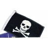 PAVILLON DRAPEAU PIRATE TETE DE MORT FANTAISIE 30x45 cm 