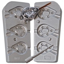Moule à plombs PLAT GRIP INSERT LEAD 65-85-95 GRS MOU163 Moule à plombs PLAT GRIP INSERT LEAD 65-85-95 GRS MOU163