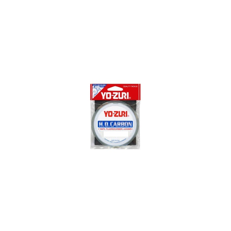 NYLON YO-ZURI FLUORO HD CARBON - CLEAR - 130 lbs (1.09) - 27 m