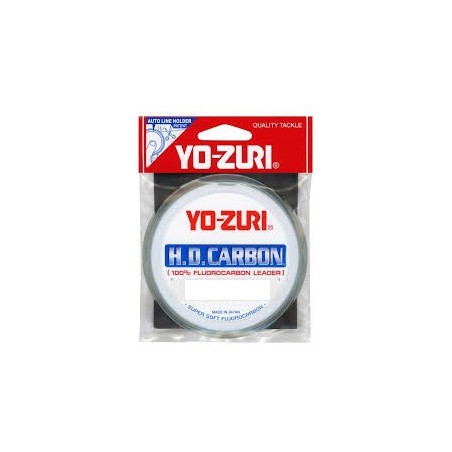 NYLON YO-ZURI FLUORO HD CARBON - CLEAR - 130 lbs (1.09) - 27 m