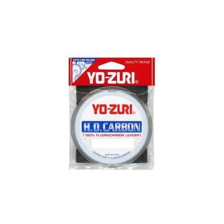 NYLON YO-ZURI FLUORO HD CARBON - CLEAR - 130 lbs (1.22) - 27 m