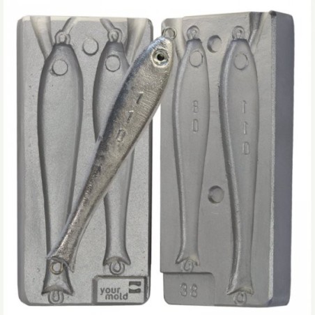 MOULE A PLOMBS CUILLERS PLATE 80-100 A9 - MOU038