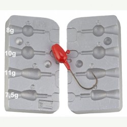 MOULE A PLOMBS TETES PLOMBEES MULTI 7,5-8-10-11 Grs  - MOU151---ndd