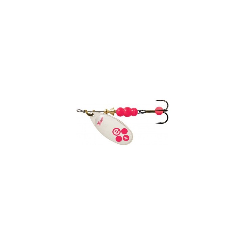 CUILLER MEPPS triple Aglia E-BRITE ARGENT ROSE N4