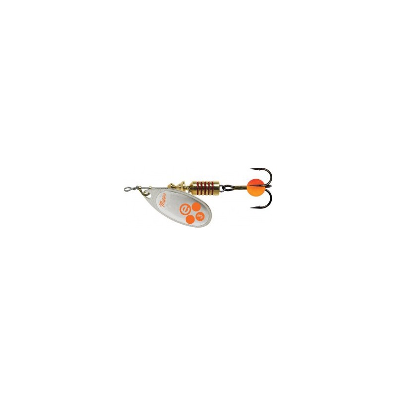 CUILLER MEPPS Aglia E-BRITE ARGENT ORANGE N3