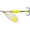 CUILLER MEPPS Aglia E-BRITE ARGENT CHARTREUSE N4