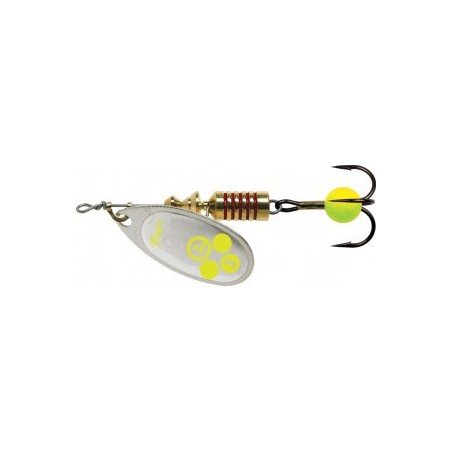 CUILLER MEPPS Aglia E-BRITE ARGENT CHARTREUSE N3