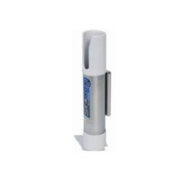 SUPPPORT  CANNE INOX TUBE OUVERT SUR GLISSIERE