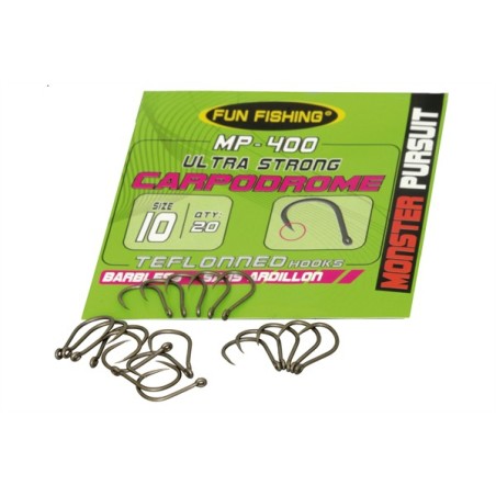 HAMECONS MP400 (Oeillet sans Ardillon) x20 - Taille 8 - FUN FISHING