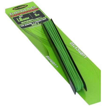 Elastique Plein - 6m - 1,0mm - Vert - FUN FISHING