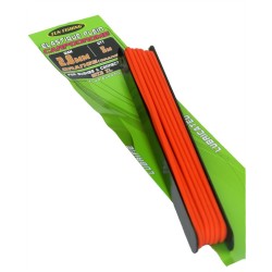 Elastique Plein - 3m - 3,6mm - Rouge - FUN FISHING ---