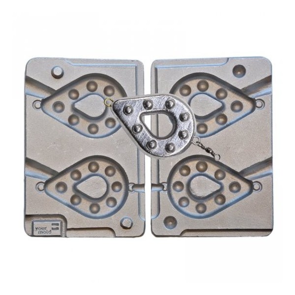 Moule à Plombs Troué GRIP 110-130 Grs – Alciumpeche A1 – NEUF