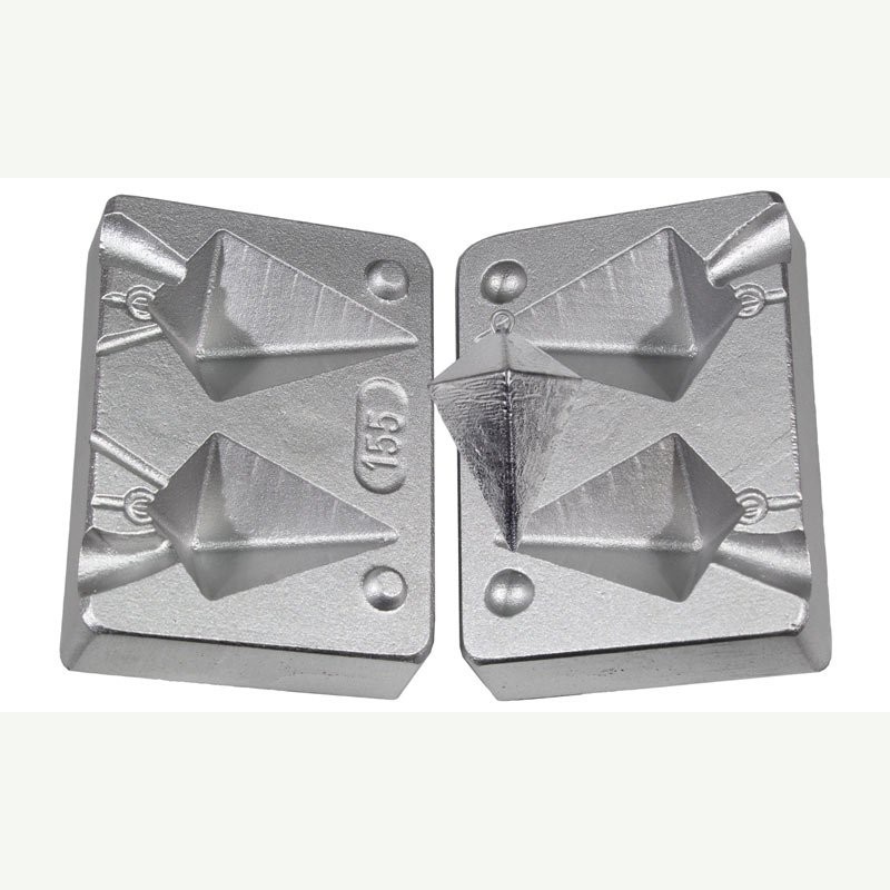 MOULE A PLOMBS PYRAMIDE PORTUGAIS 80-110 GRS A1 - MOU155 MOULE A PLOMBS PYRAMIDE PORTUGAIS 80-110 GRS A1 - MOU155