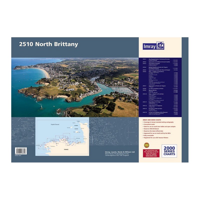 PACK CARTES MARINE IMRAY 2510 NOTH BRITTANY