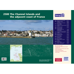PACK CARTES IMRAY 2500 THE CHANNEL ISLANDS AND THE ADJACENT COAST OF FRANCE