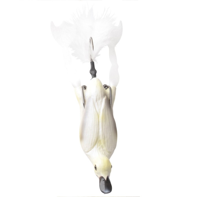 LEURRE SAVAGEAR 3D HOLLOW DUCKLING WEEDLESS S 7,5CM 04 WHITE ---ndd