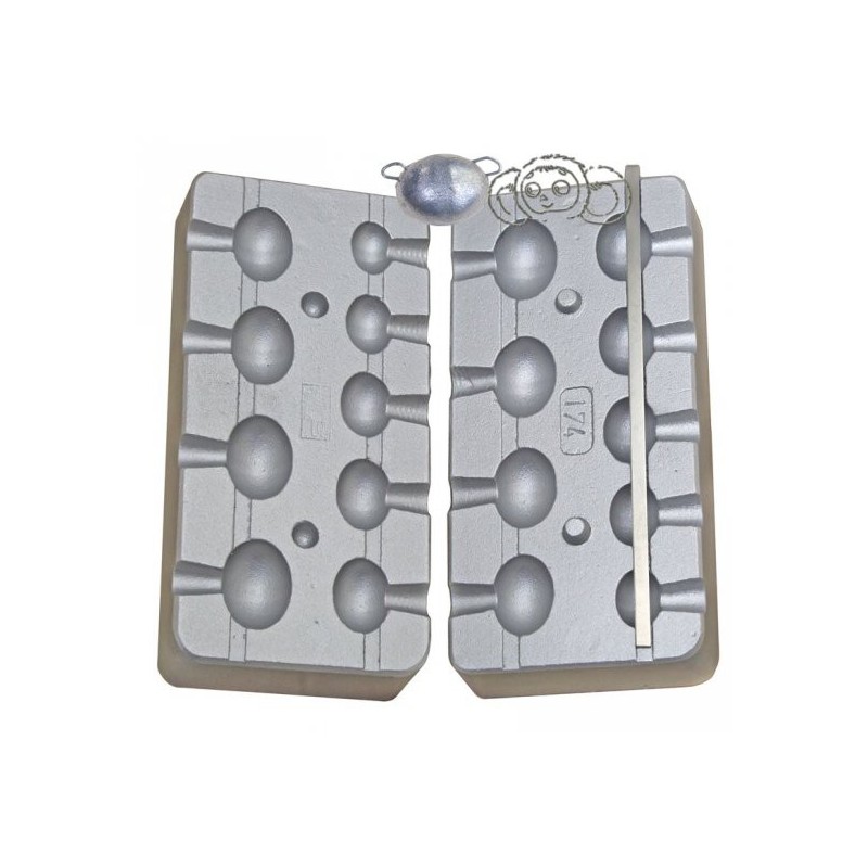 MOULE A PLOMB DIRECT Fabriquant moule à plombs carpe mer surfcasting