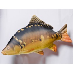 COUSSIN PELUCHE POISSON CARPE MIROIR XL 90 CM