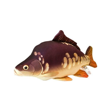 COUSSIN PELUCHE POISSON CARPE MIROIR MINI 35 CM