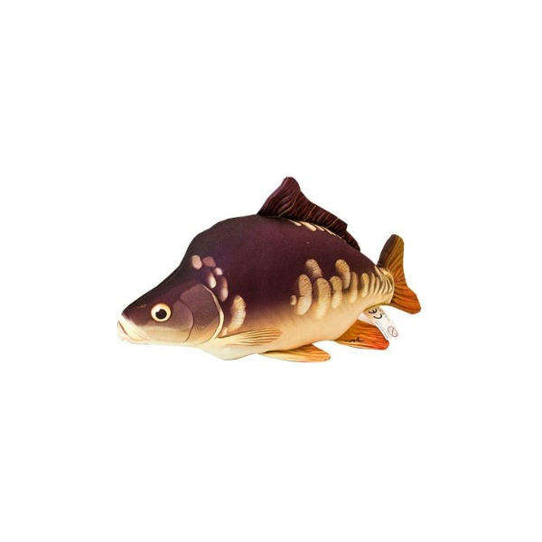 Coussin Poisson Réaliste 40 Cm – Peluche Carpe Douce Pour Déco Et Relaxation