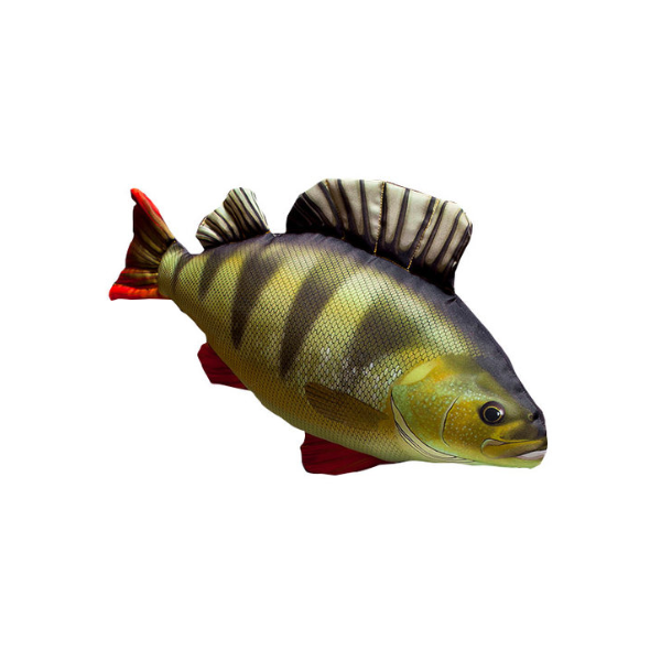 Peluche poisson clown bleu & blanc