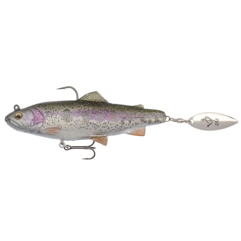 LEURRE SAVAGEAR 4D Trout Spin Shad 11cm 40g MS 01 - Rainbow Trout
