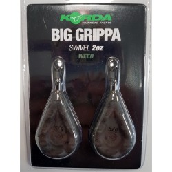 Plombs KORDA Big Grippa 2 oz - 56 grs Blister (2 pcs)  WEED