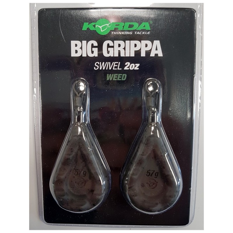 Plombs KORDA Big Grippa 2 oz - 56 grs Blister (2 pcs)  WEED