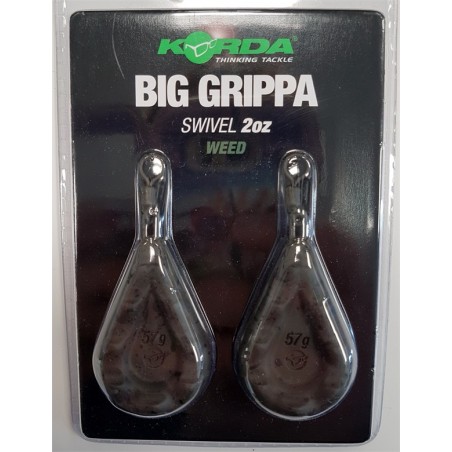 Plombs KORDA Big Grippa 2 oz - 56 grs Blister (2 pcs)