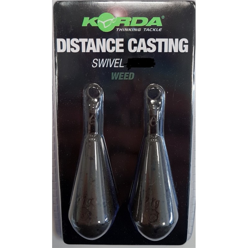 Plombs KORDA Distance Casting Swivel 2.5oz - 70 grs Blister (2 pcs)  WEED