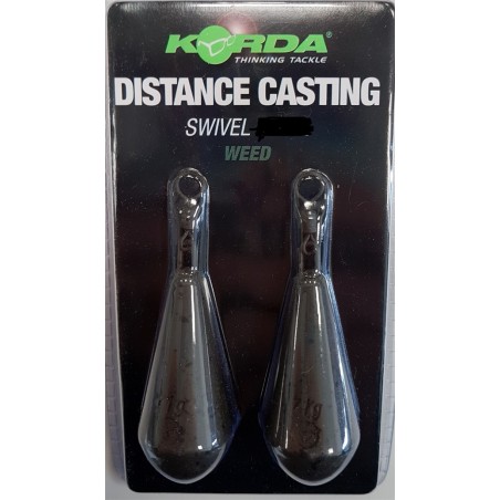 Plombs KORDA Distance Casting Swivel 5oz - 140 grs Blister (2 pcs)  WEED