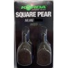 Plombs KORDA Square Pear Inline 2.5 oz - 70 grs Blister (2 pcs)