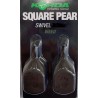 Plombs KORDA Square Pear Swivel 4 oz - 112 grs Blister (2 pcs) WEED ---