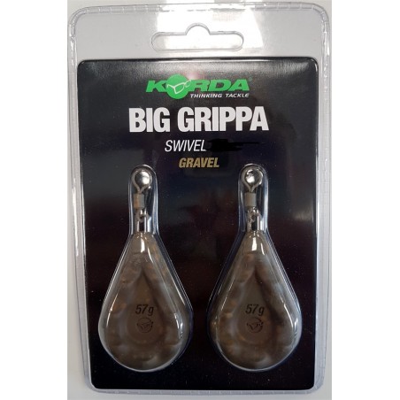 Plombs KORDA Big Grippa 5 oz - 140 grs Blister (2 pcs)  GRAVEL