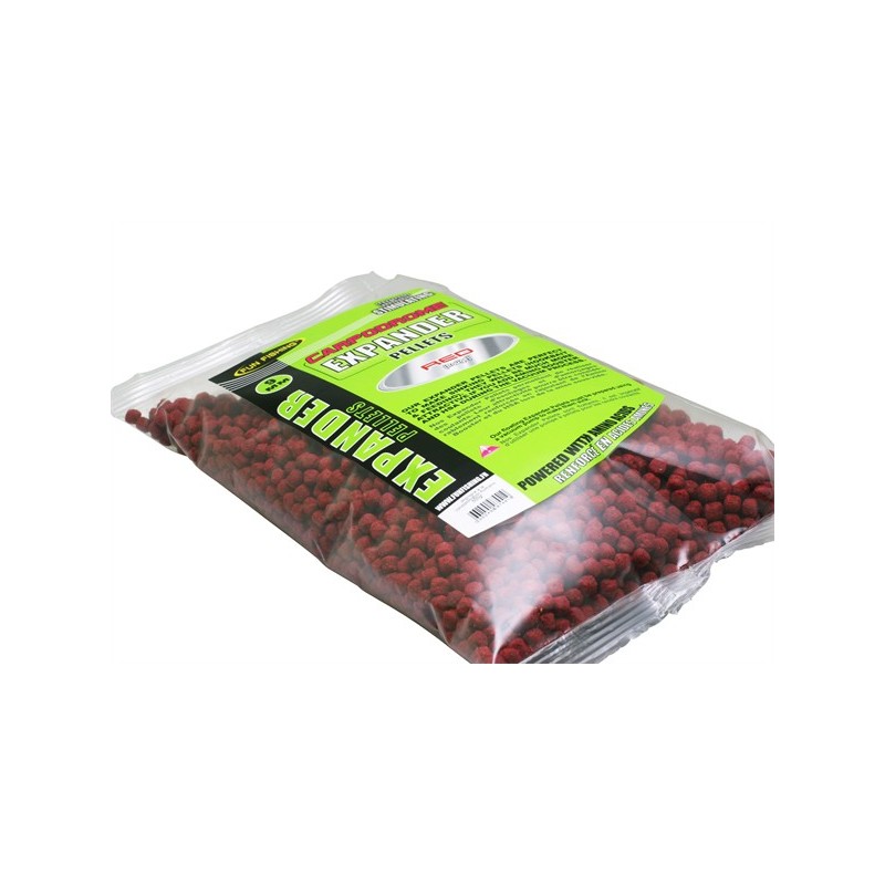 Pellets Expander - 500gr - 8mm - Red (Rouge)  FUN FISHING 