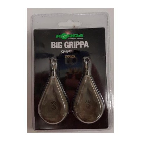 Plombs KORDA Big Grippa 2 oz - 56 grs Blister (2 pcs)  GRAVEL